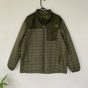 Men’s North Face thermoball jacket, green, XL